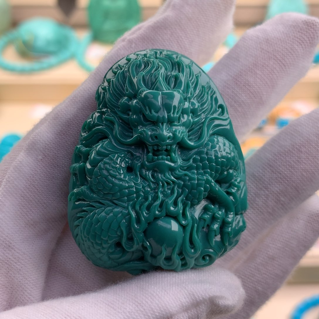 绿松石珠宝奇石未镶嵌