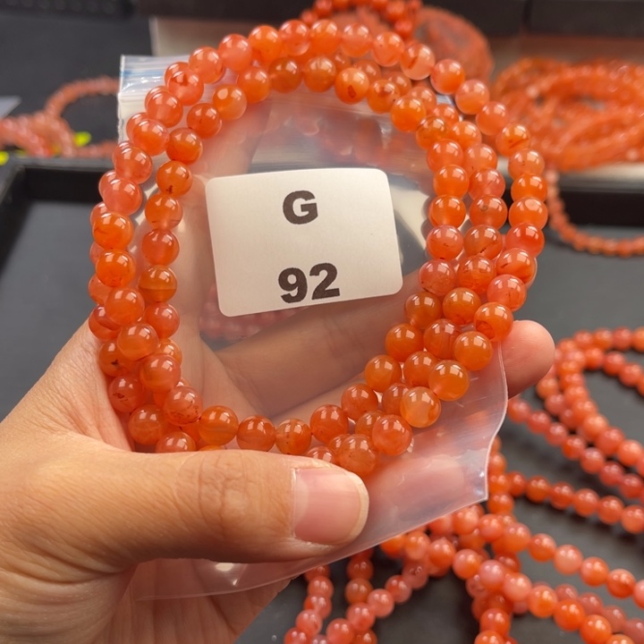 南红玛瑙未镶嵌多样性发货默认微瑕称重7mm