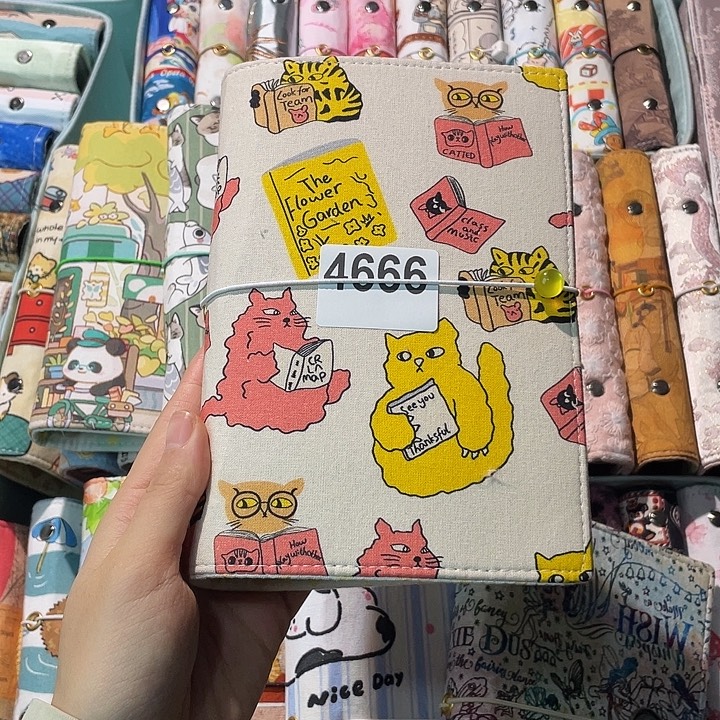 织绣A6活页不加纸4666