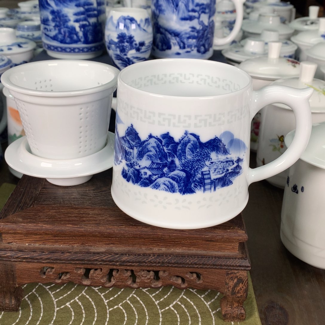 景德镇陶瓷高温办公杯