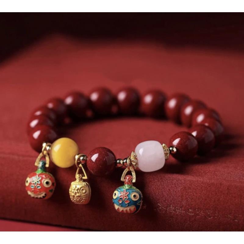 天然辰砂E030朱砂时尚手链1.0