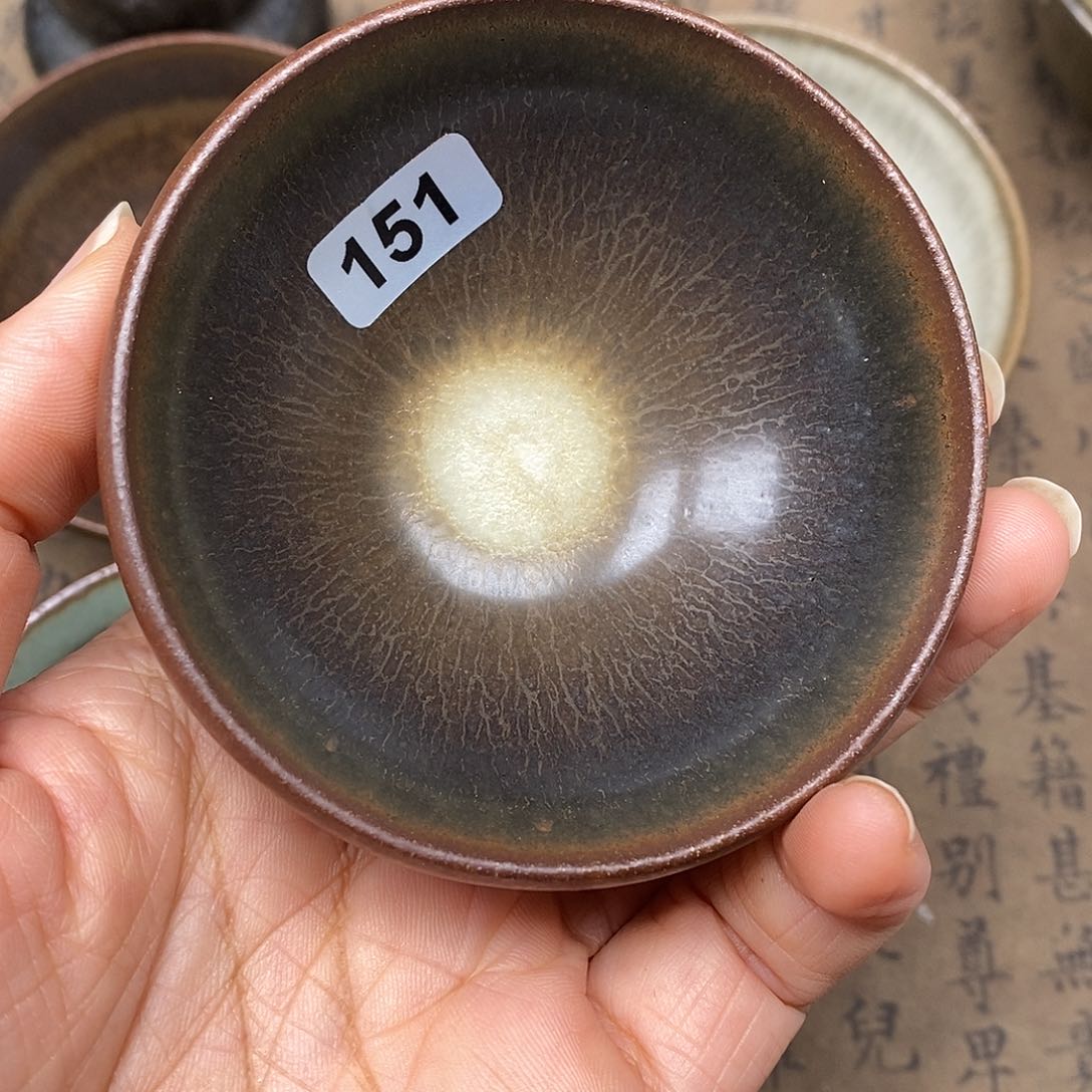 茶盏皮***猪龙窑柴烧自然还原151失圆0.5
