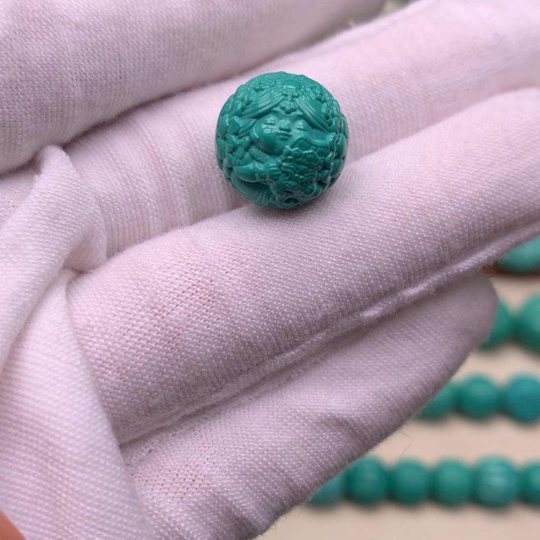 手工艺雕刻扎基拉姆圆珠卡13+