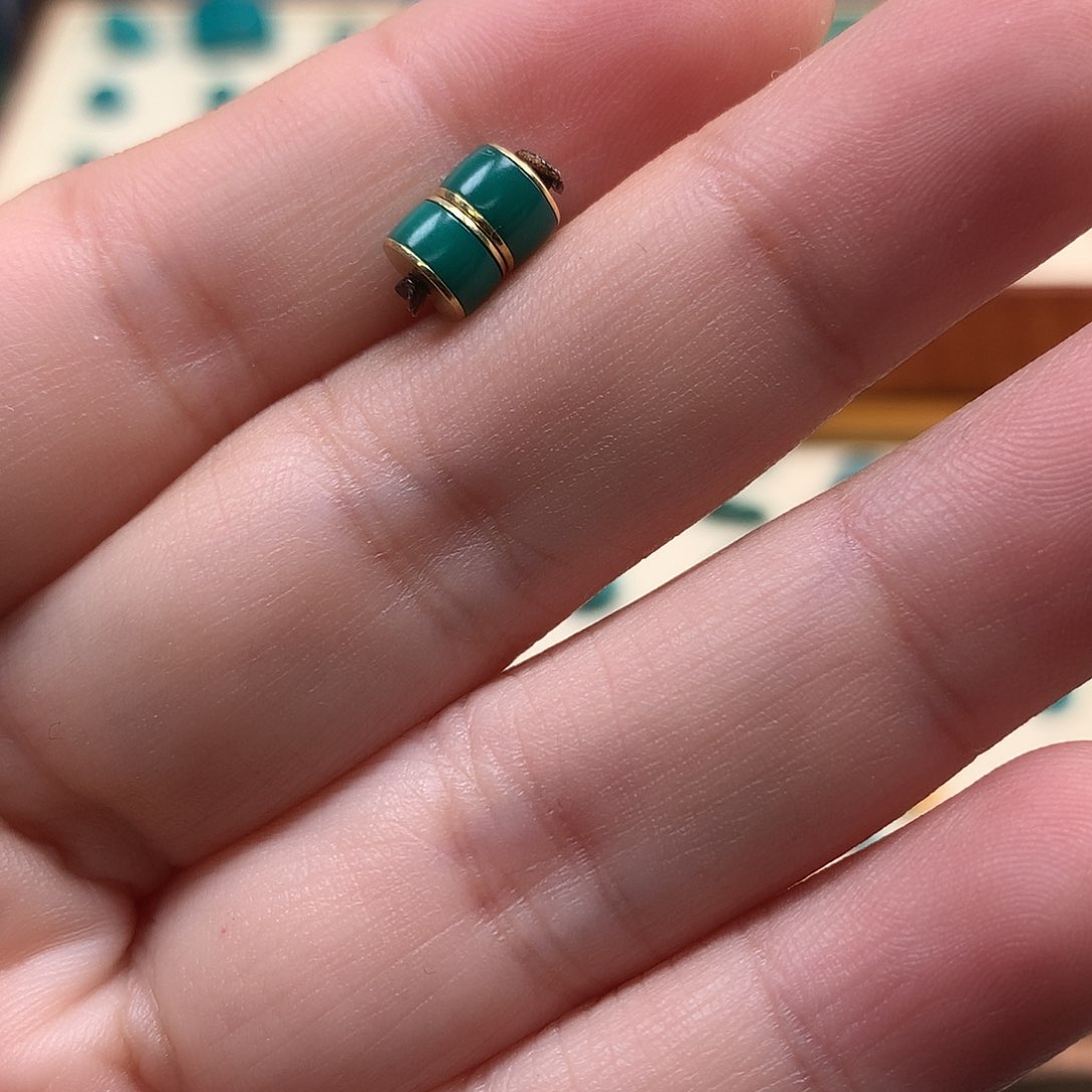 绿松石配饰18K金镶嵌