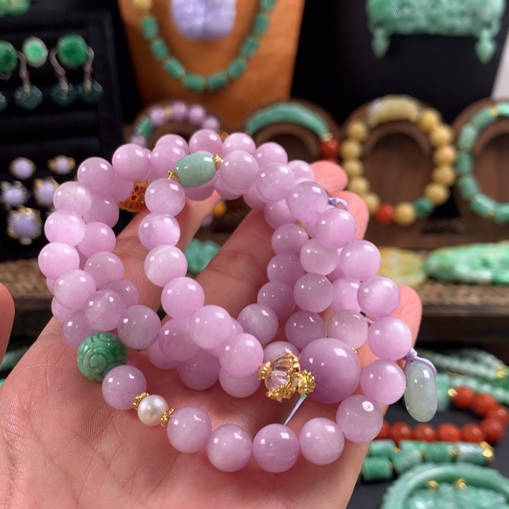 锂辉石项链未镶嵌吊坠