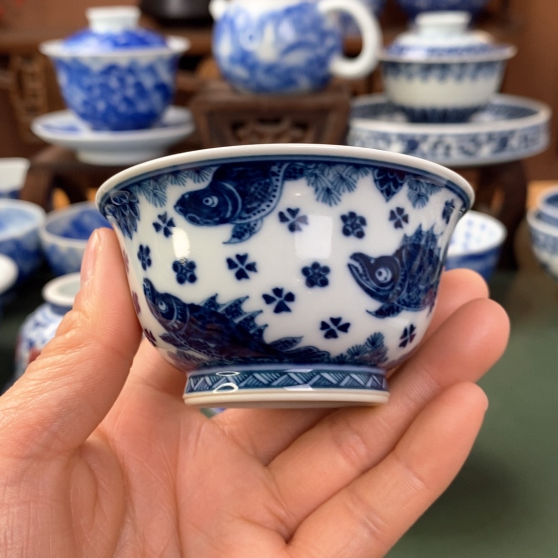 杯景德镇陶瓷手工手绘
