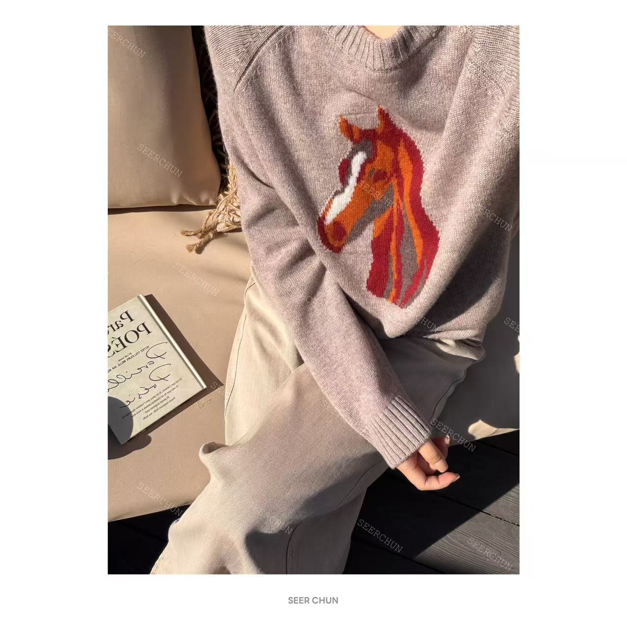SEER CHUN“马到成功”羊毛衫 20574