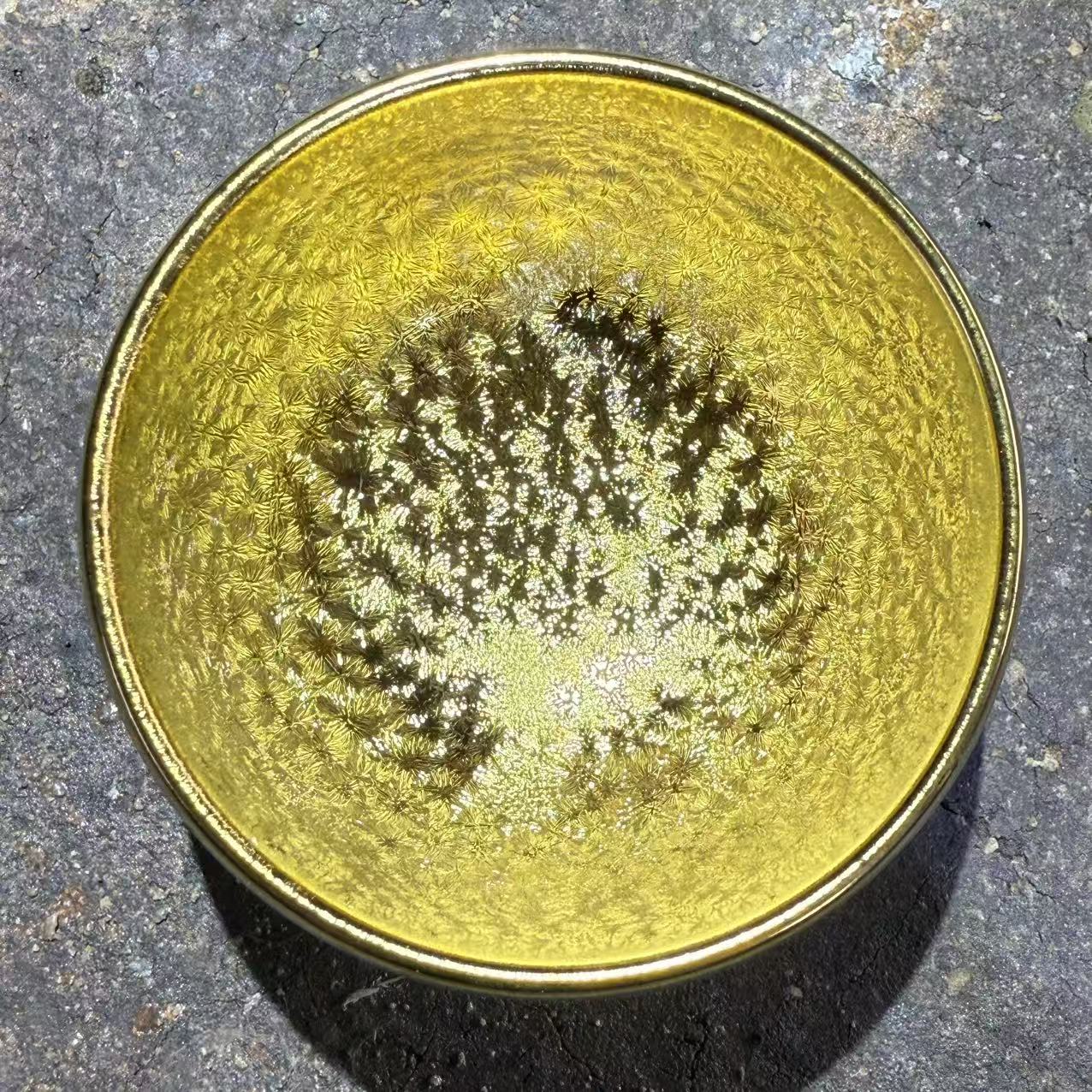 茶杯茶器 金油滴 彩钻