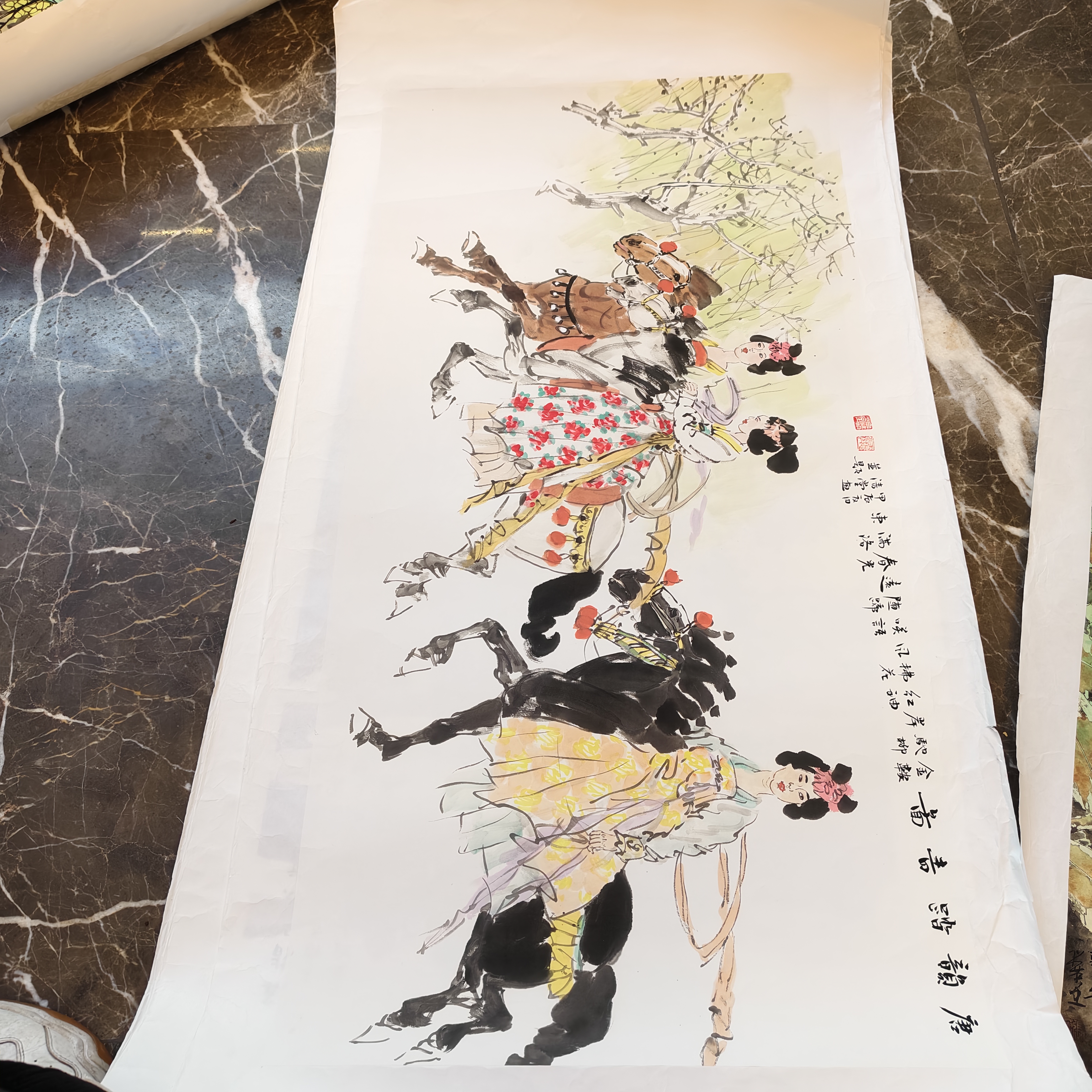 精品现代装饰画白清堂