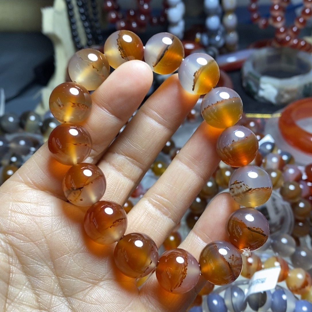 玛瑙/玉髓未镶嵌手链