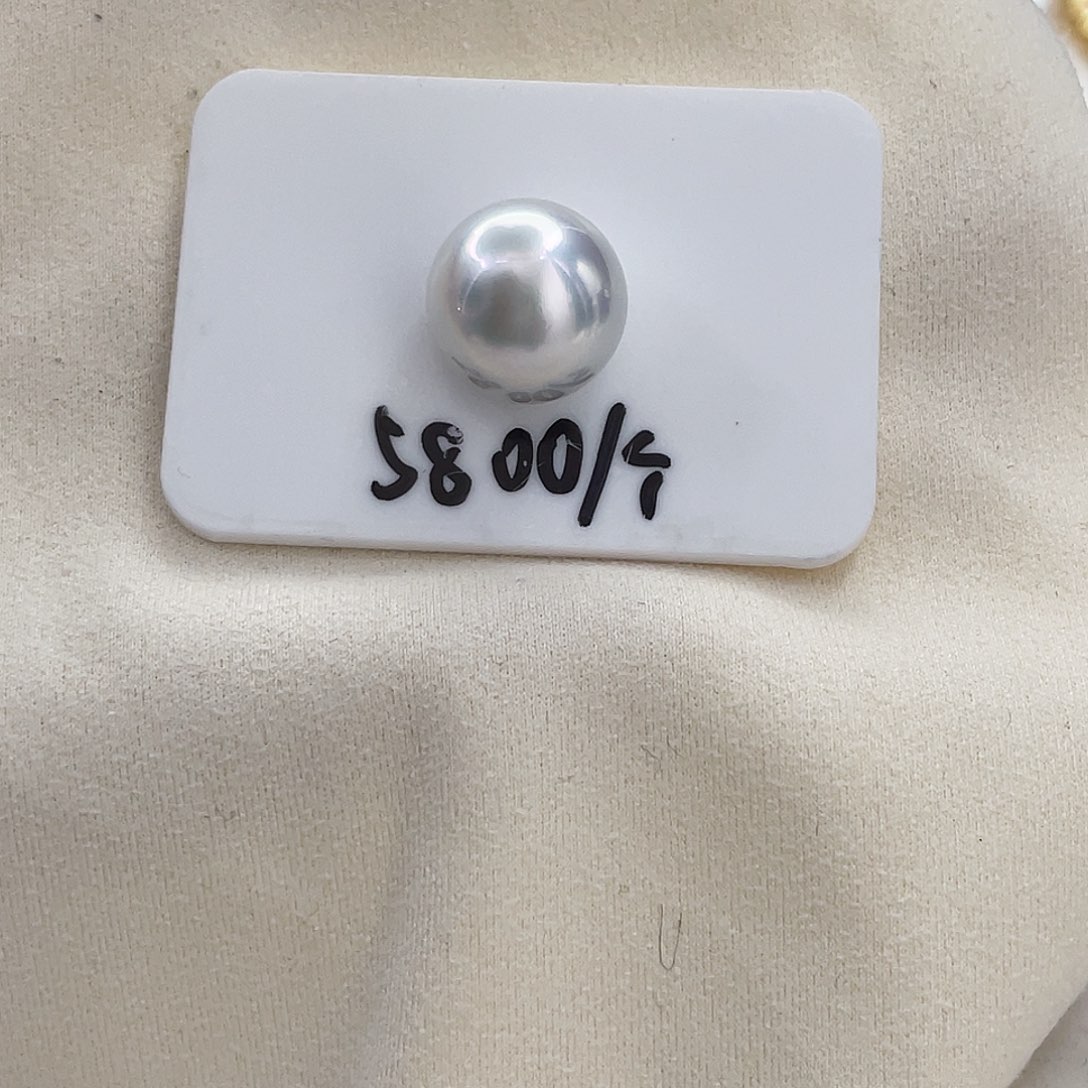 海水珍珠未镶嵌颈饰杨*喵13-14澳白单珠