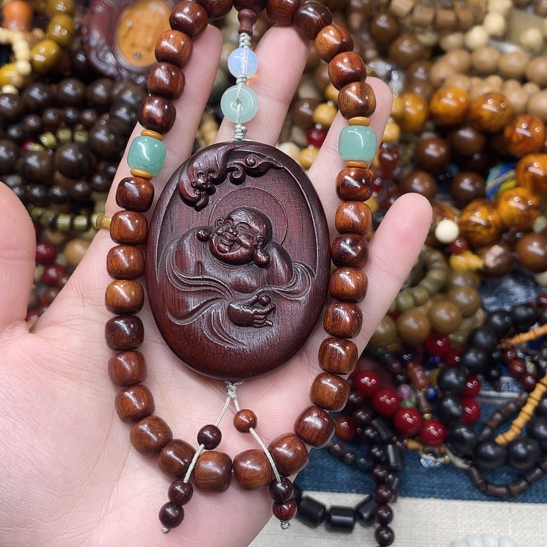 维腊木（绿檀）无事牌