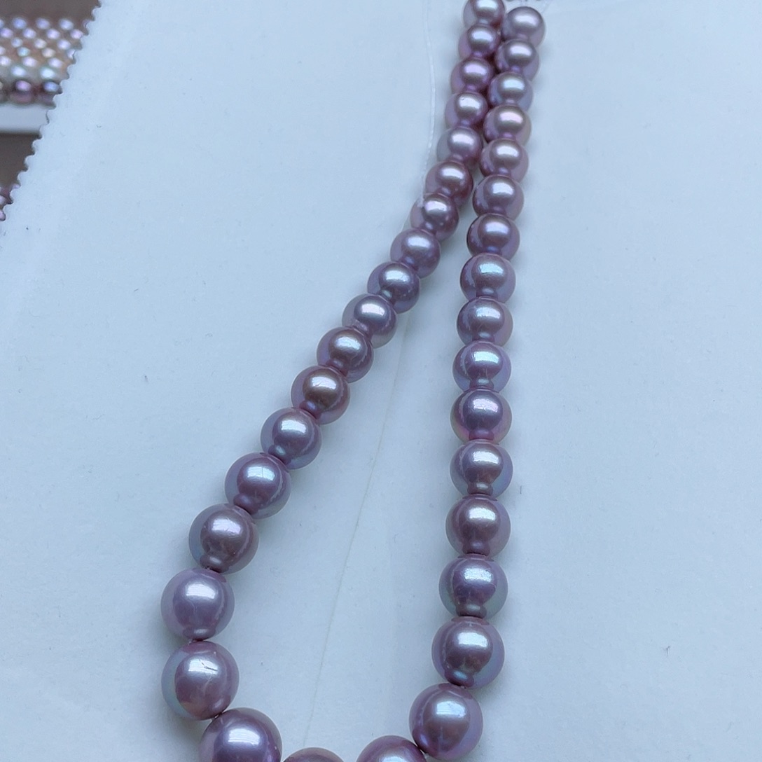 淡水珍珠颈饰银S925镶嵌