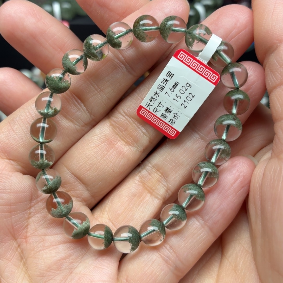 水晶未镶嵌手链天然水晶