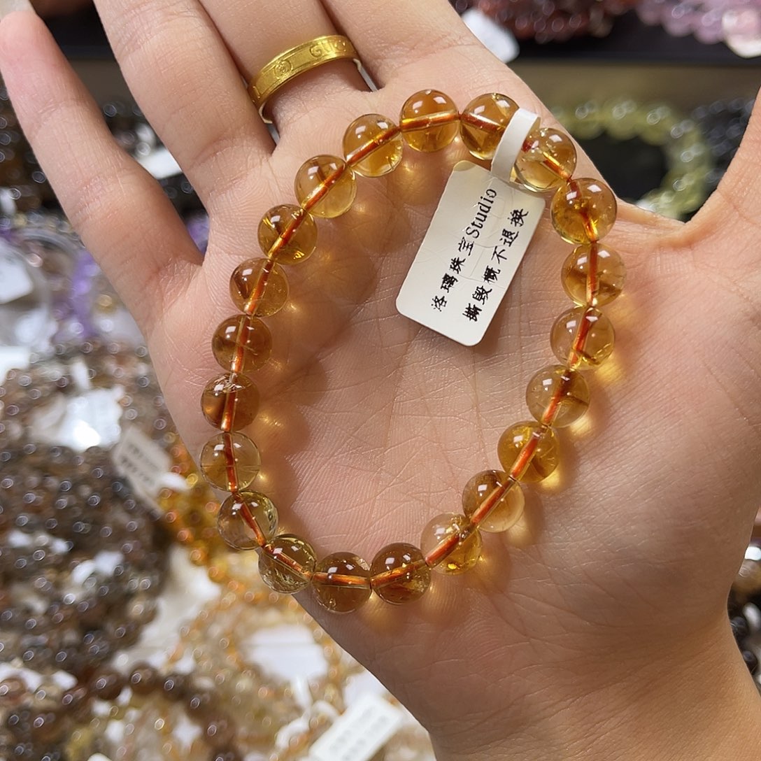 手链水晶未镶嵌黄塔 9m