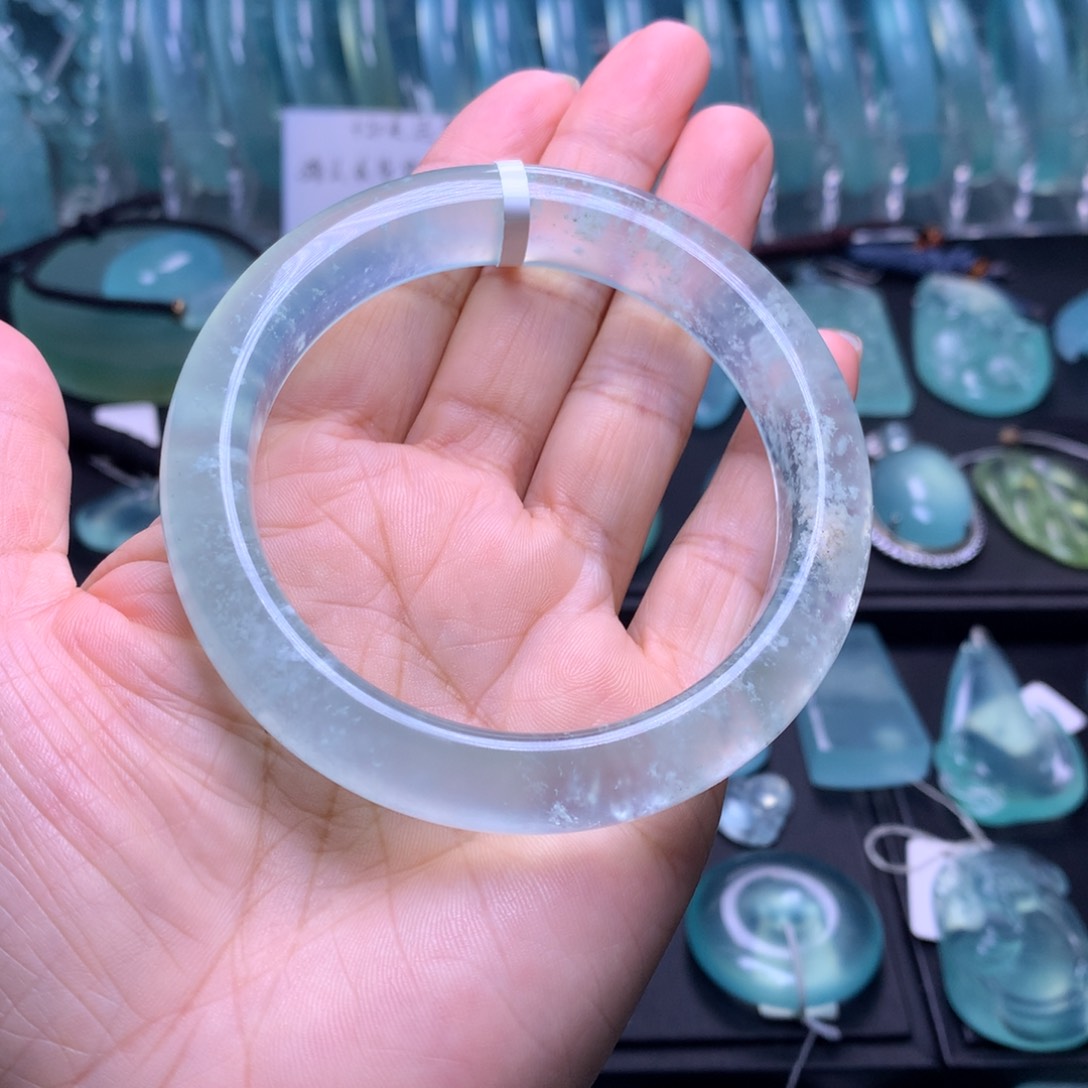 未镶嵌蛇纹石玉手镯59