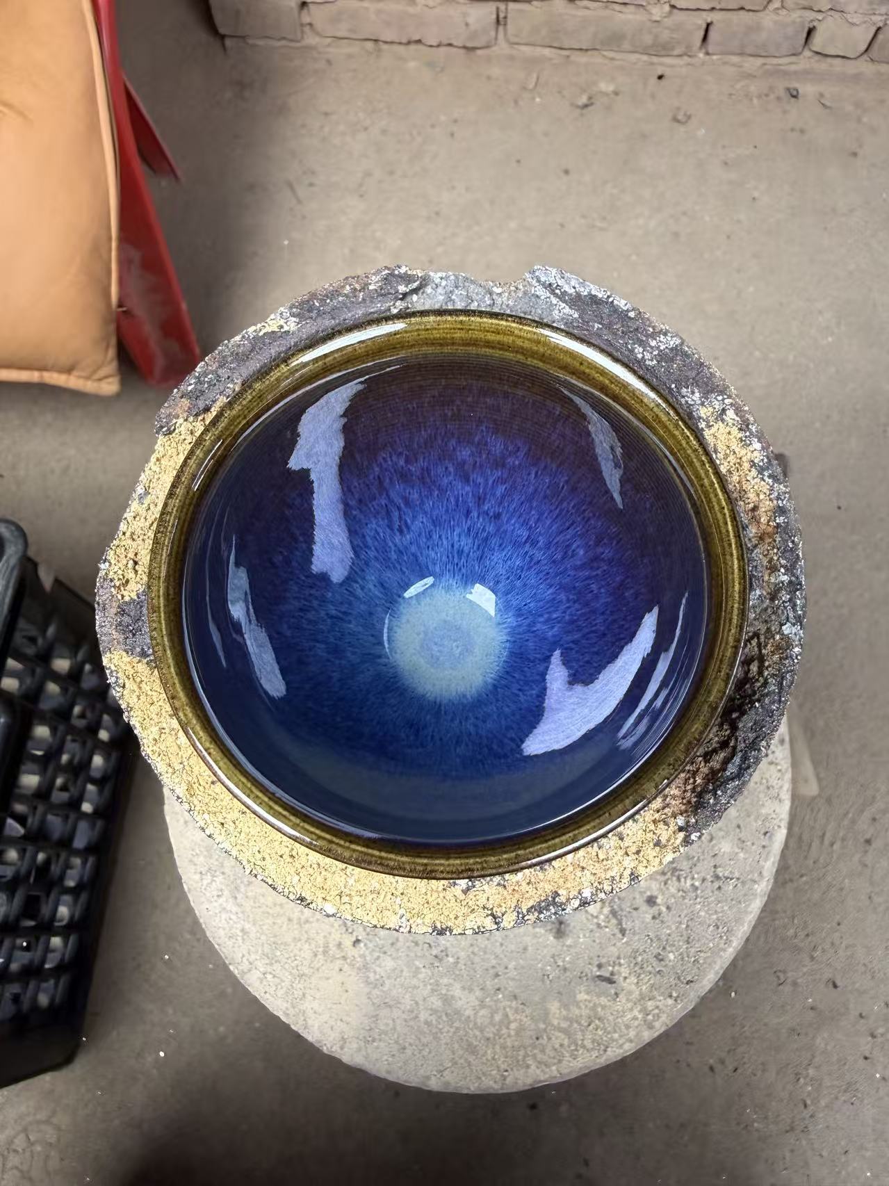 建盏主人杯【回蓝】电烧专用茶具