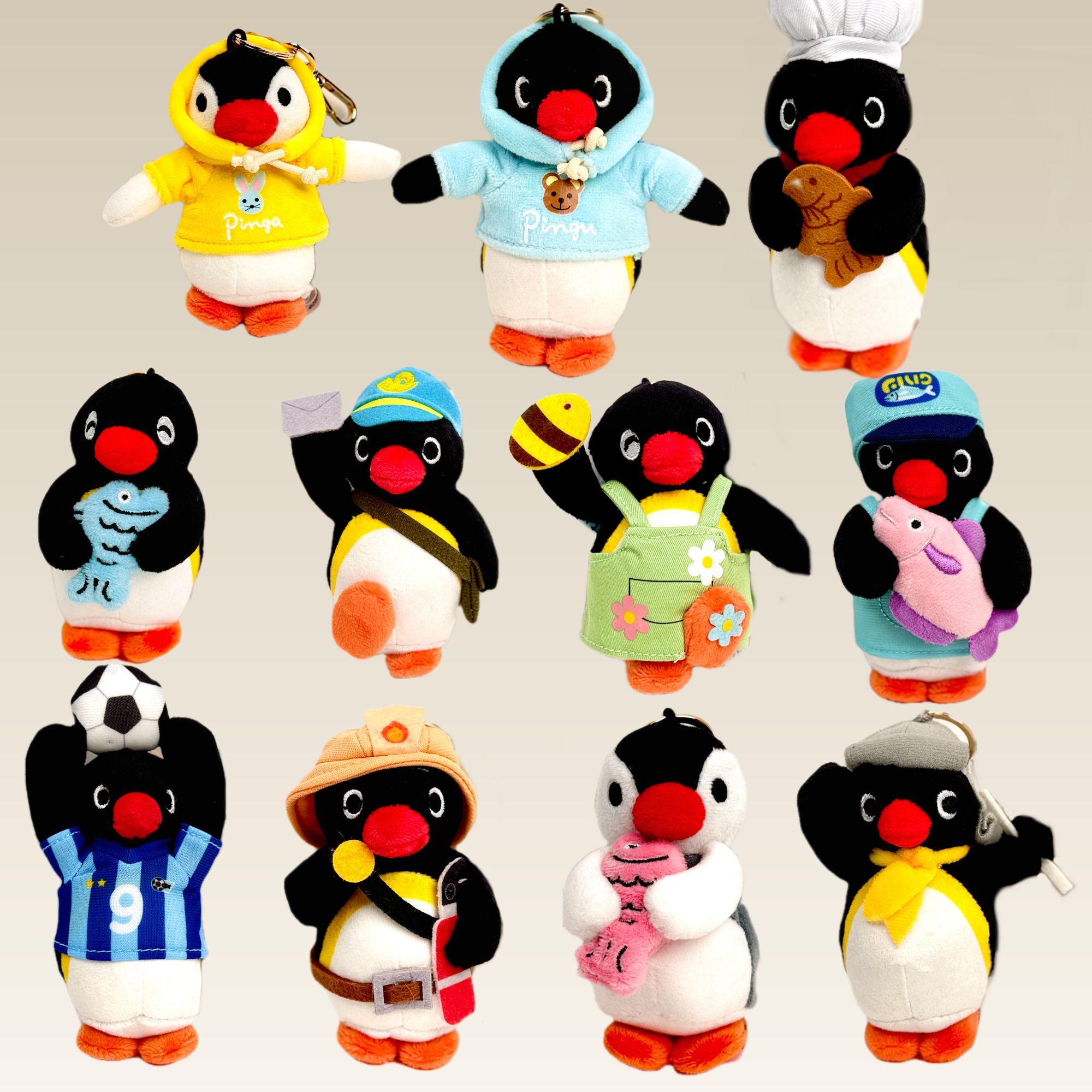 【韩版正品】PINGU小企鹅毛绒公仔挂件
