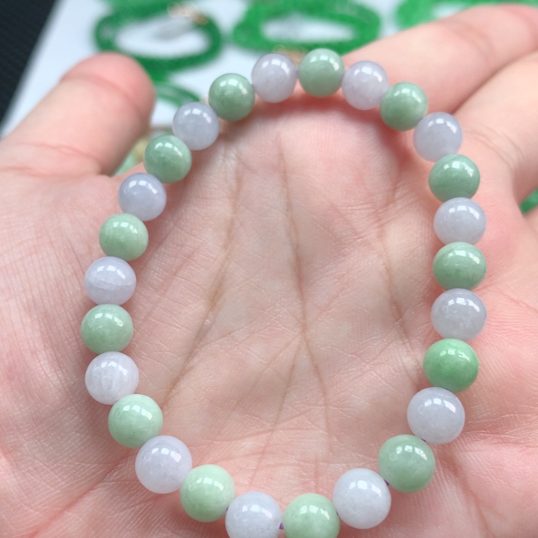 翡翠手链未镶嵌翡翠