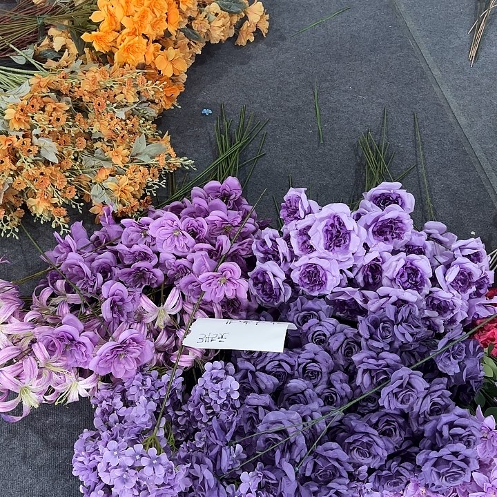 紫色系花材150支包邮