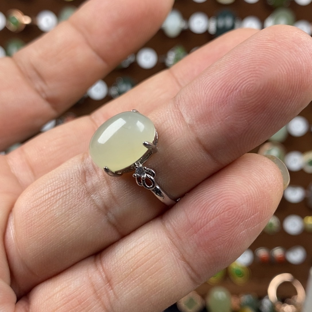 玛瑙/玉髓戒指合金