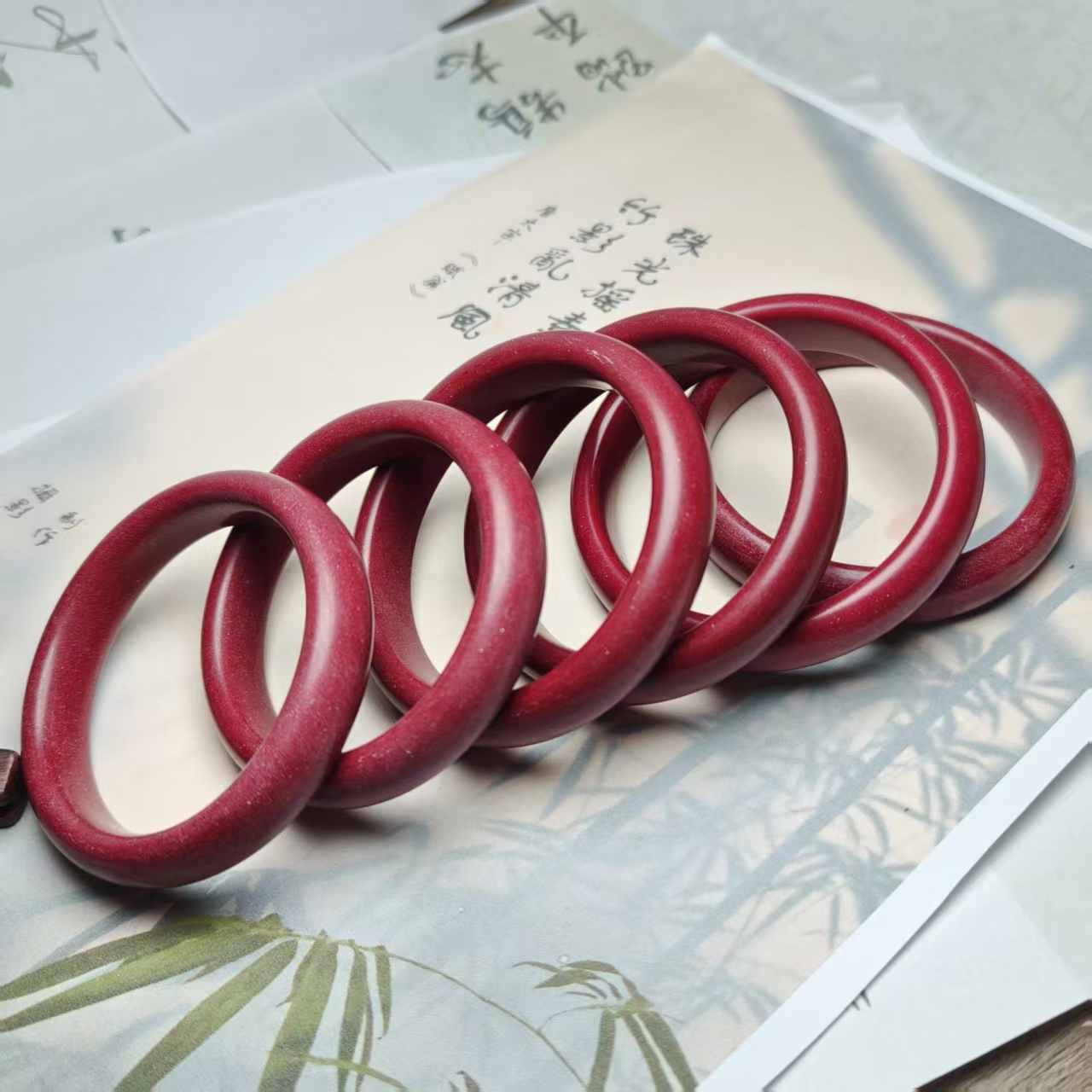 含辰砂工艺品朱砂手镯多样性发货拍一发一