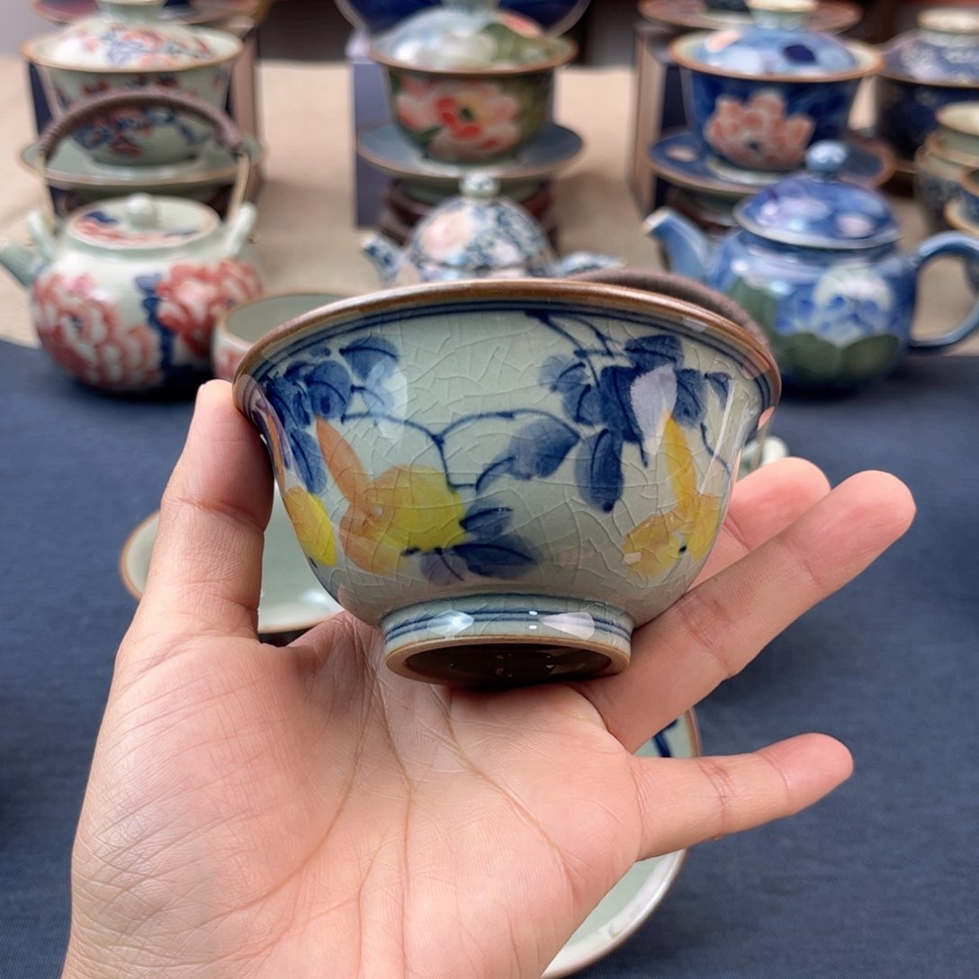 杯景德镇手绘手工茶具