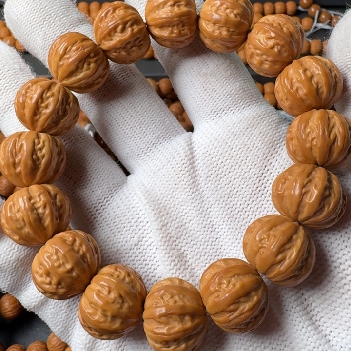 猴头核桃手串政****）猴头