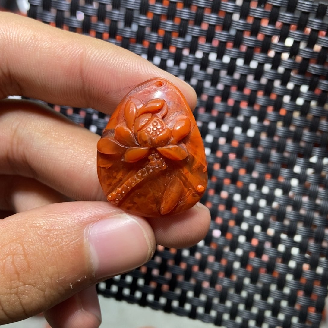 【闪购商品】南红玛瑙吊坠(不含链)未镶嵌