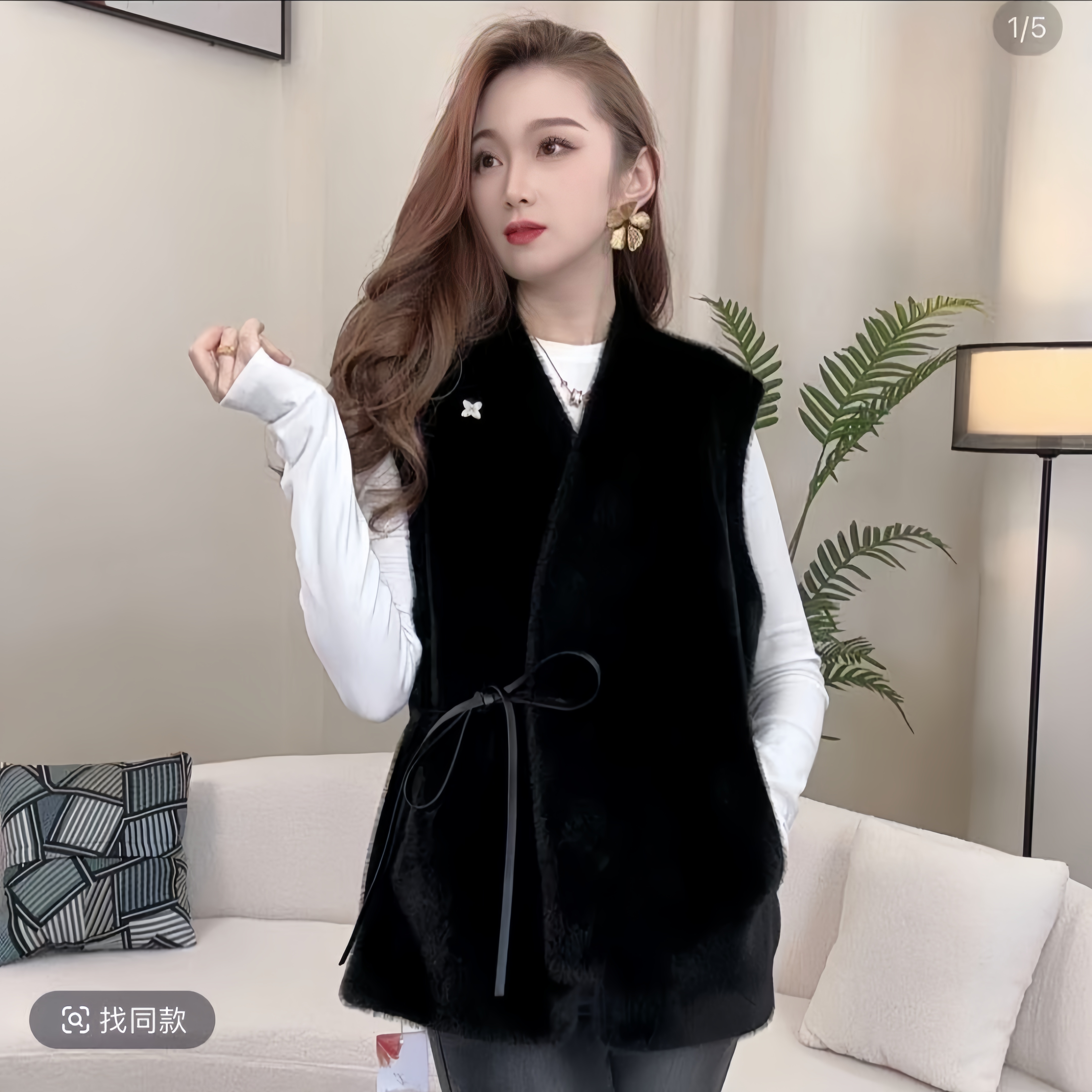 2024冬季设计师款马甲女轻奢马夹坎肩女2853-