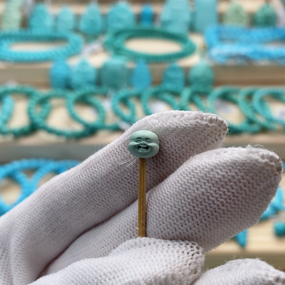 绿松石珠宝奇石未镶嵌