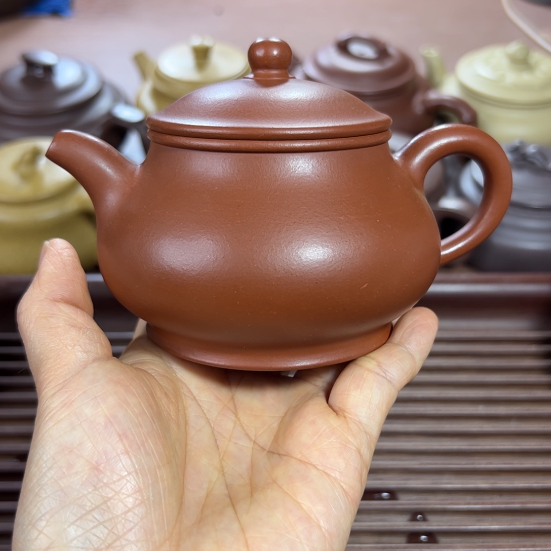 红泥茶壶红泥 潘壶 240cc