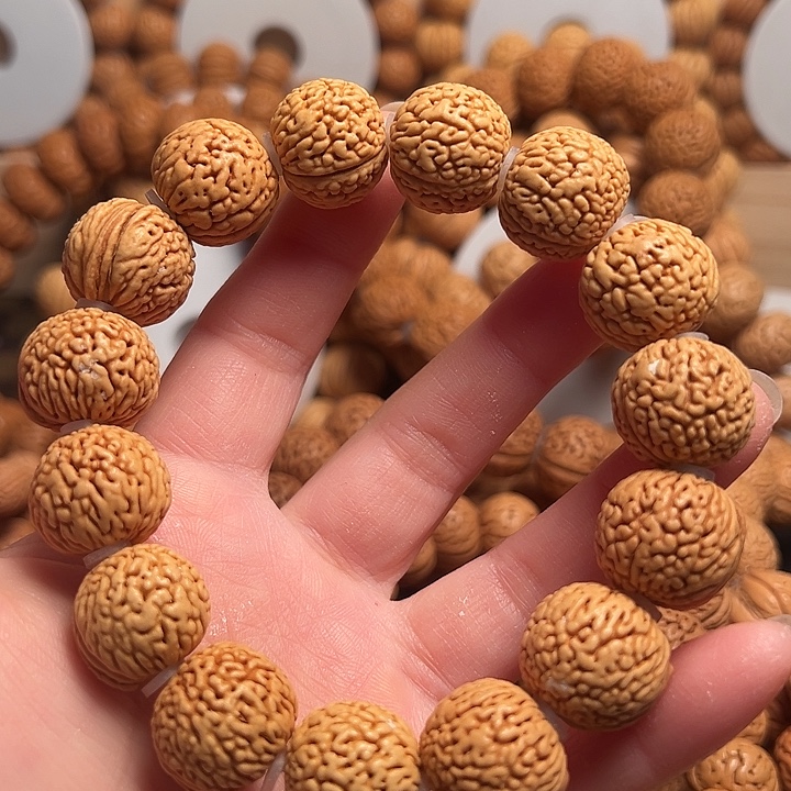 桃核吊坠桃核手串龙鳞苹果园17➕