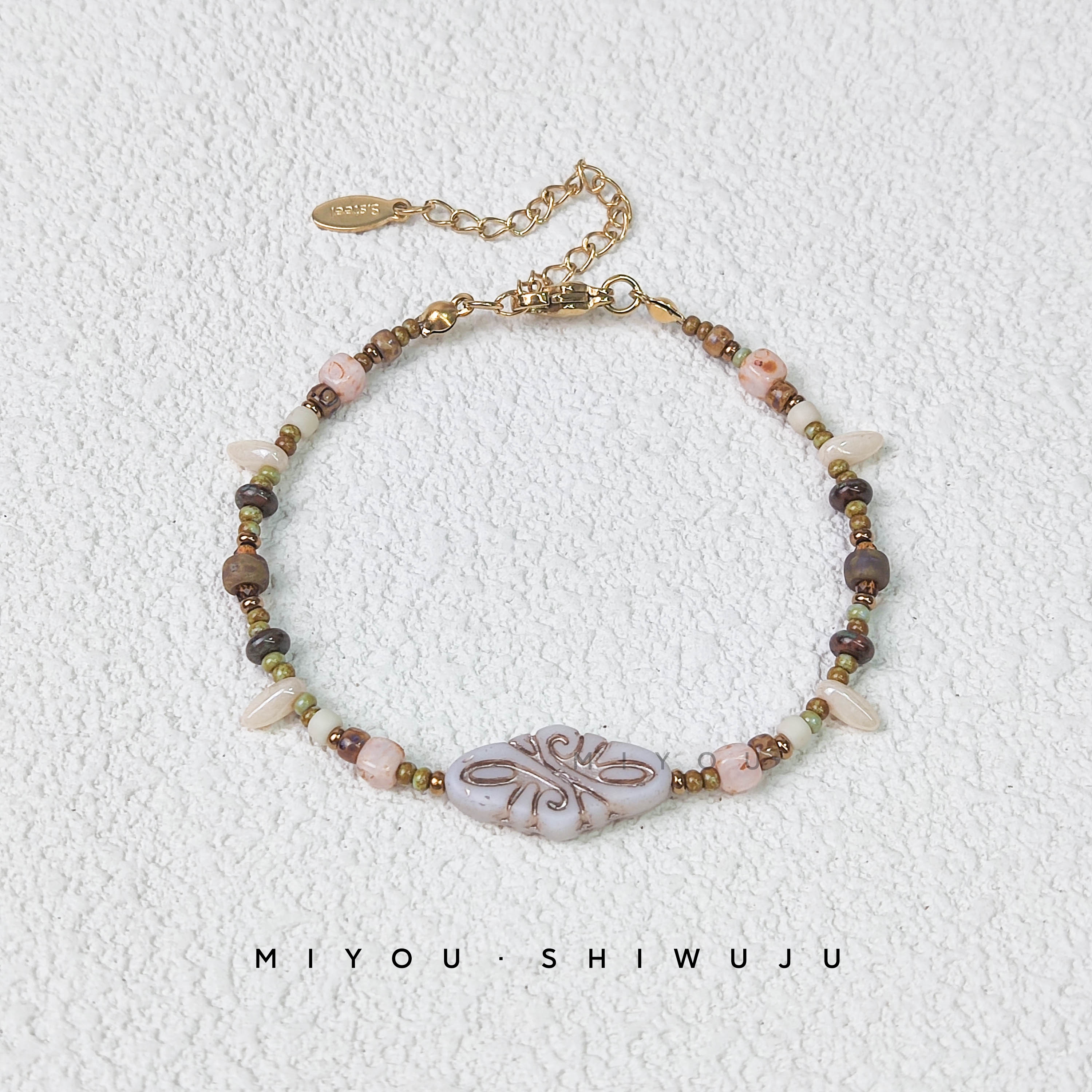 钛钢手链 【白日梦手链】轻奢时尚百搭复古纯手工气质