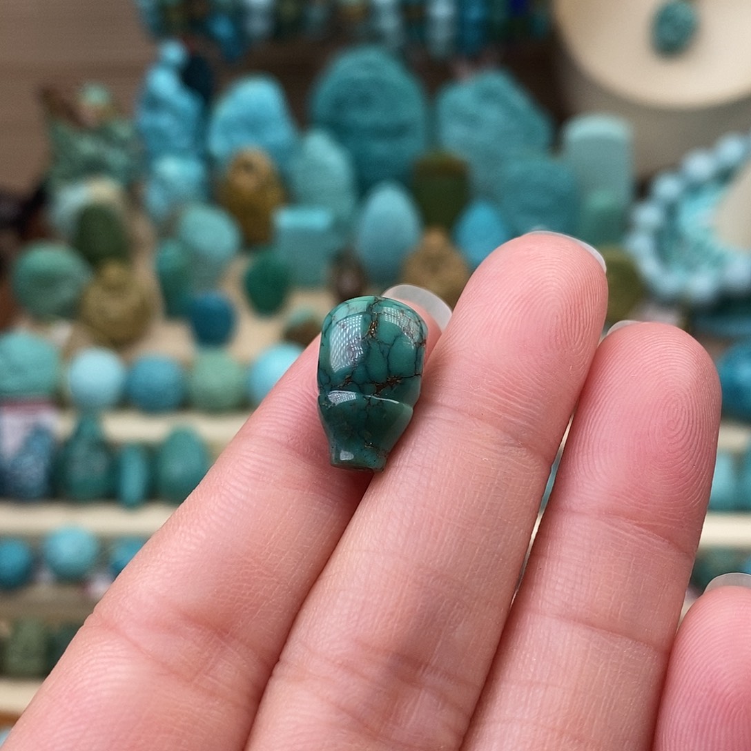 未镶嵌绿松石珠宝奇石诚*。