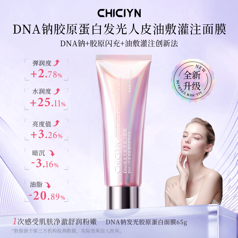 CHICIYN胶原蛋白发光灌注面膜
