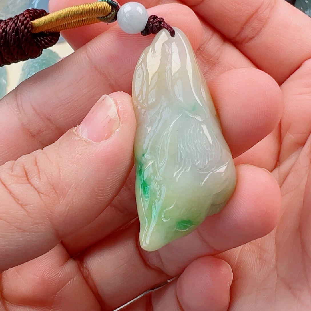 颈饰未镶嵌翡翠天然翡翠a货