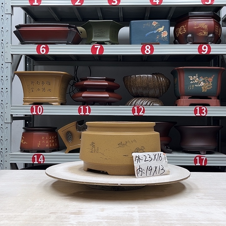 紫砂花盆紫砂花盆