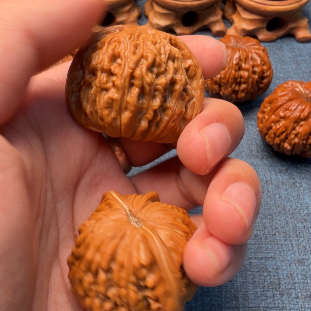 猴头核桃把件天***老红锦鲤42尺寸55