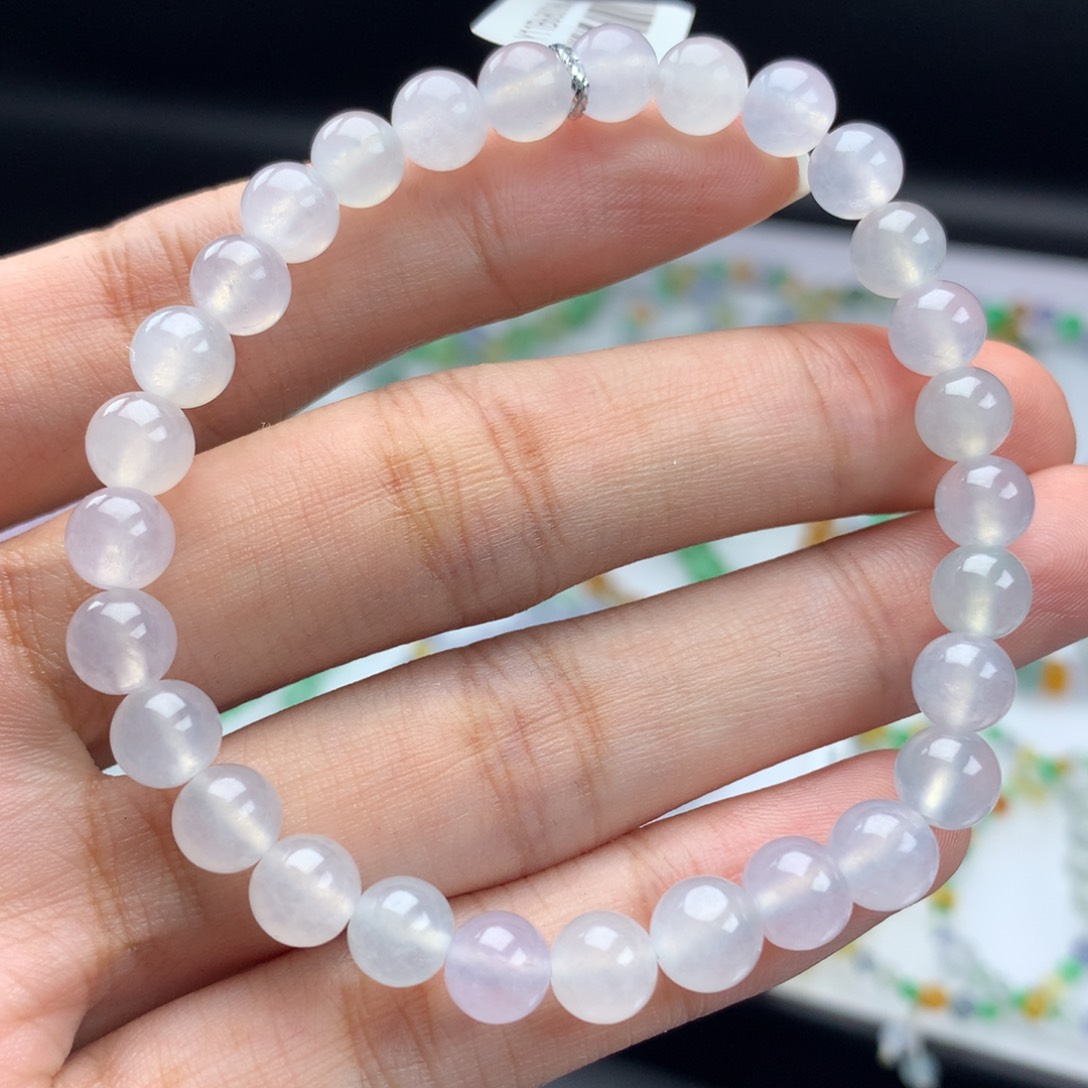 翡翠手链未镶嵌卡