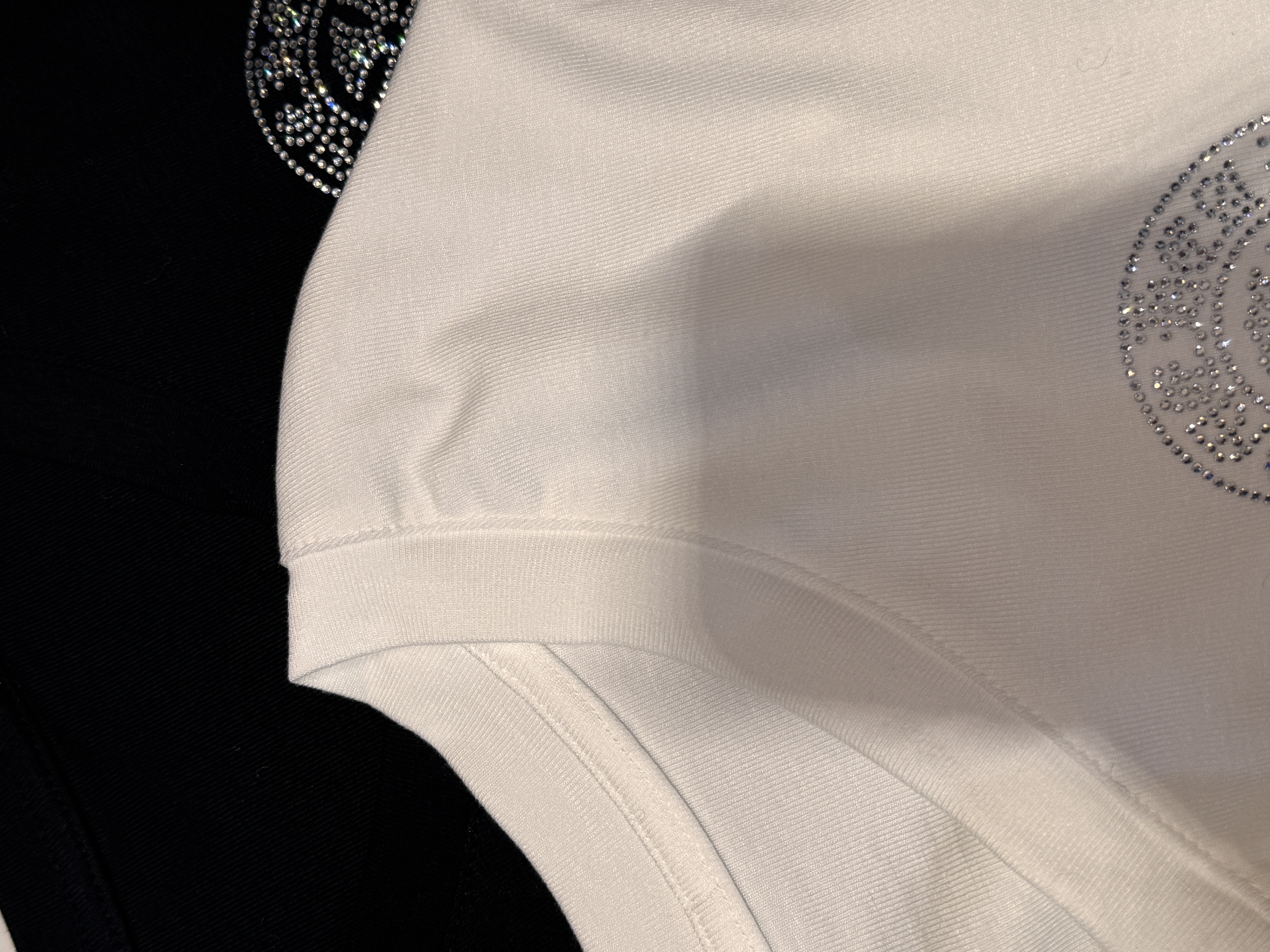 李馨儿【银河系】韩版宽松正肩显瘦琥珀流光冬季秋季打底百搭T长袖