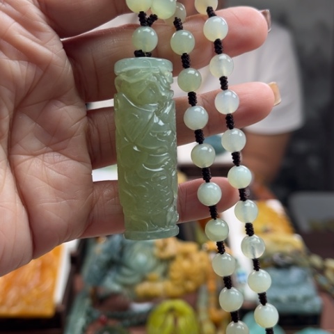 岫玉挂件未镶嵌挂件