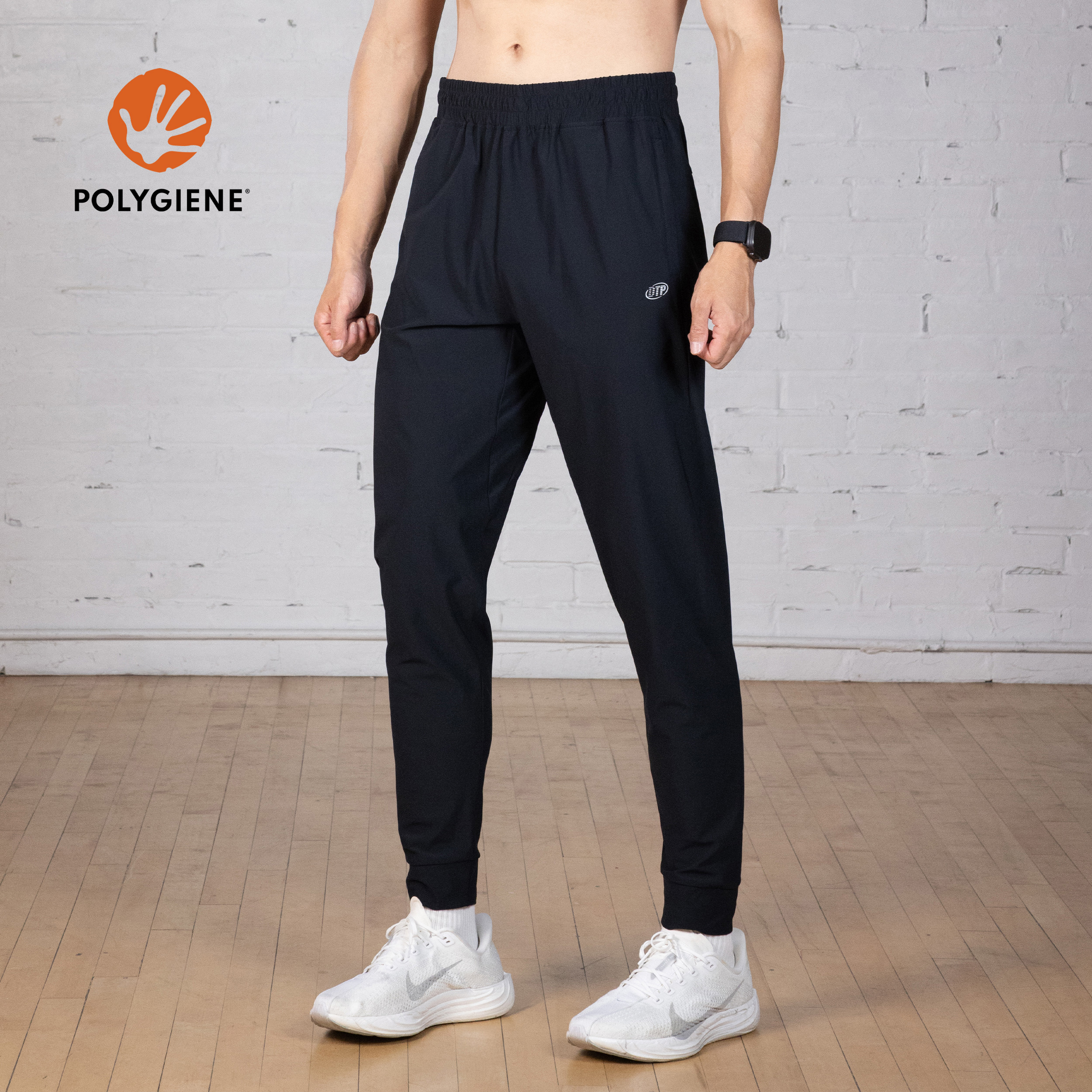 DRIOTOPIA早秋新品经编束脚裤男四向弹力运动长裤抗菌面料裤子