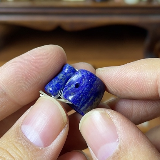 【闪购商品】未镶嵌青金石三通湖*