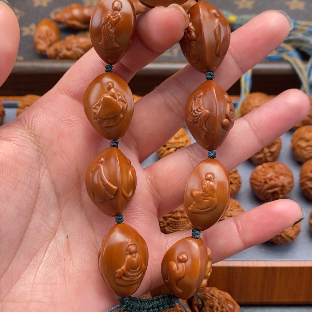 手串/手链橄榄核铁核三面无相佛