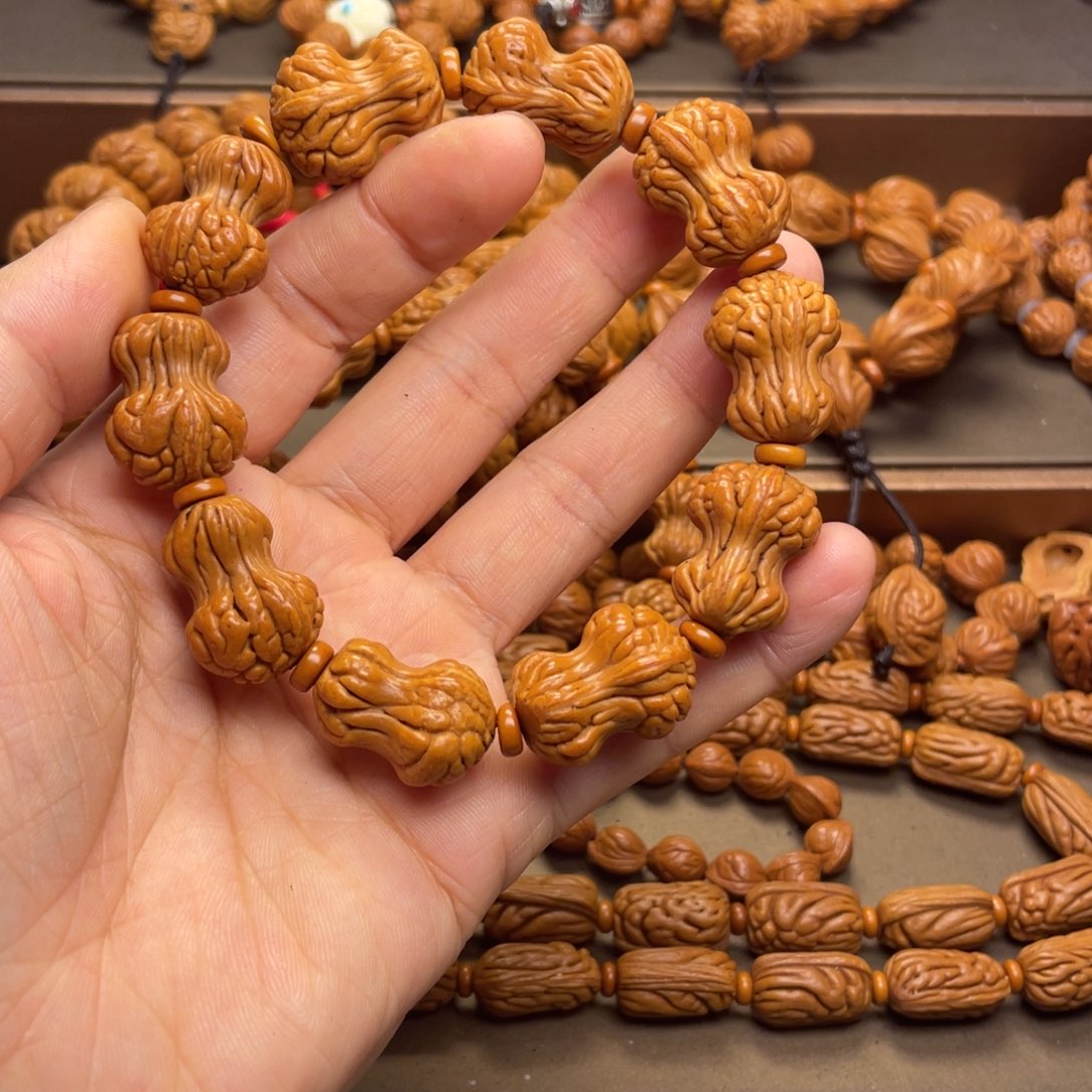 ៚***5桃核手串龙纹桃核5