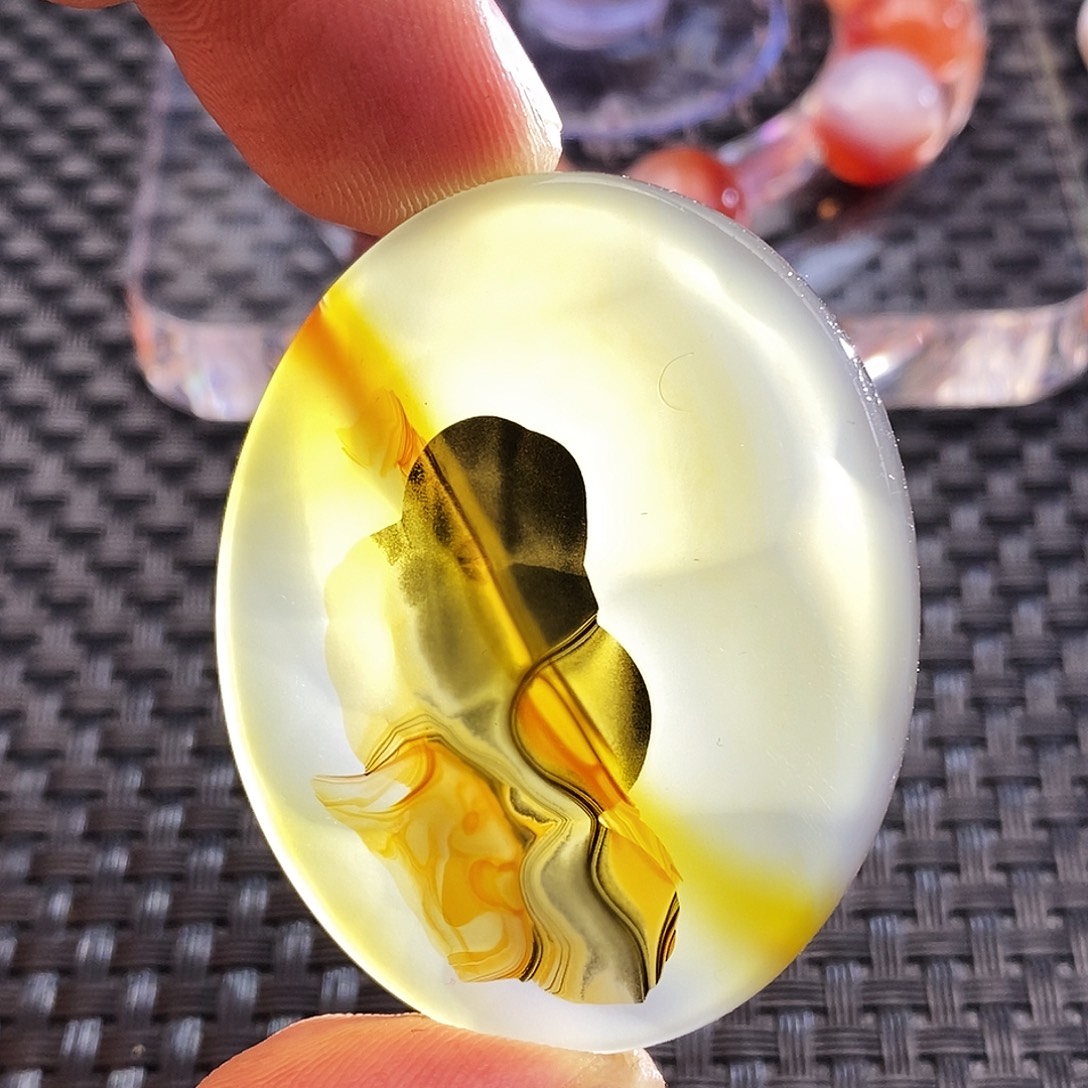 玛瑙/玉髓未镶嵌吊坠(不含链)90