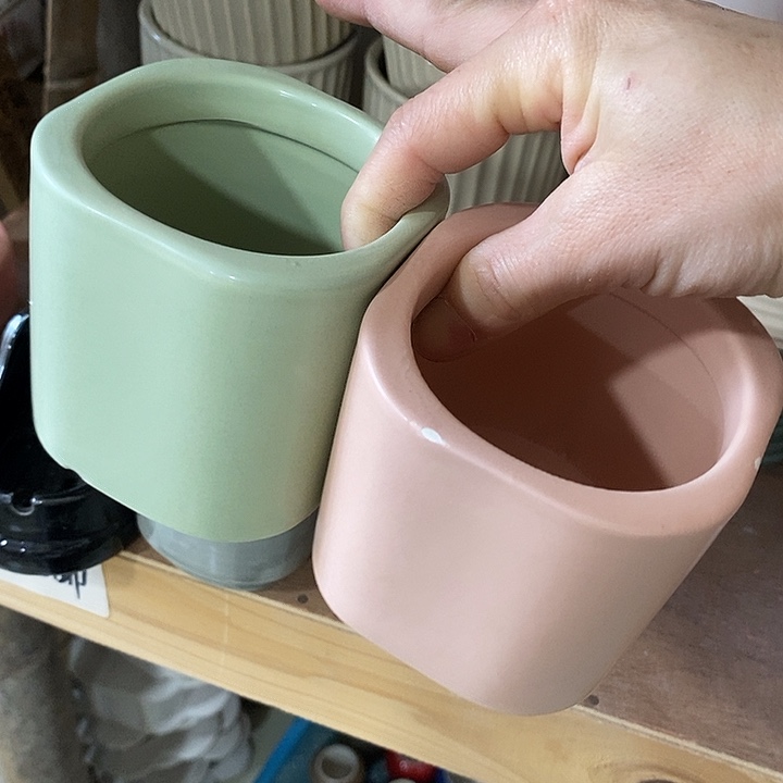 陶摆件陶盆有孔 瑕疵介意勿拍