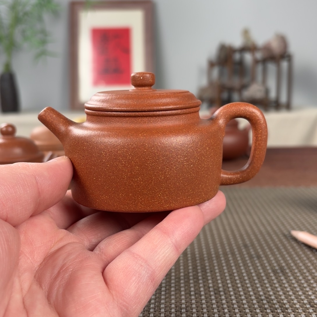 紫砂茶壶黄龙山原矿紫砂壶150