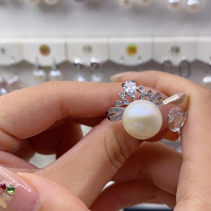 淡水珍珠未镶嵌戒指